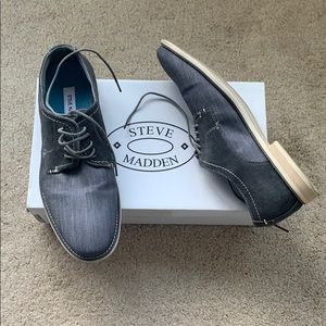 Steve Madden Grey Suede Men’s Dress Shoes 10.5